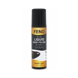FENO Liquid Shoe Polish Black – Quick-Dry Polish for Black Leather Shoes.